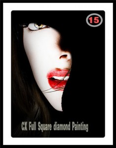 Черно-бели диамантени гоблени УСЕЩАНЕ ЗА ЖЕНА